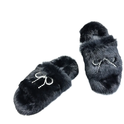 SNBAL  Slippers   Woman 2 Color's Fur