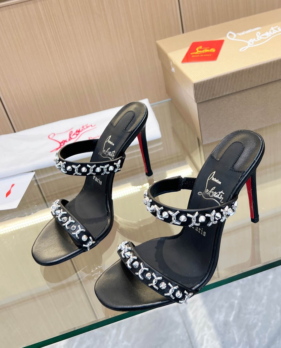 LABUTIN  Party Shoes Sandals   Woman 3 Color's 42