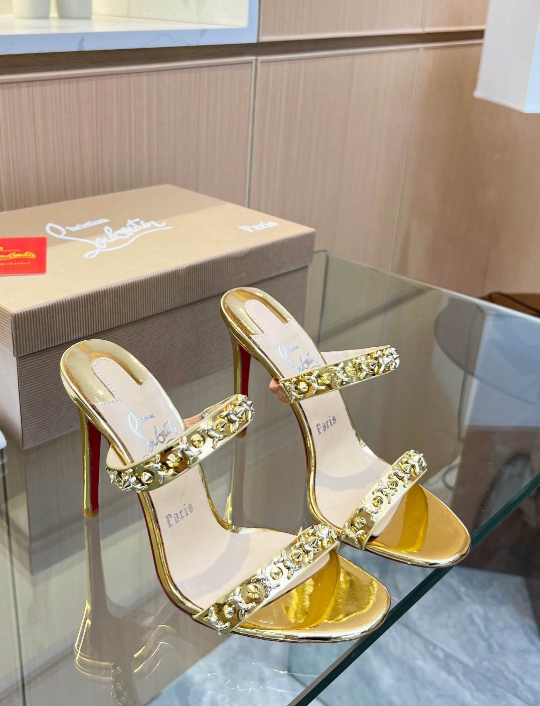 LABUTIN  Party Shoes Sandals   Woman 3 Color's 42