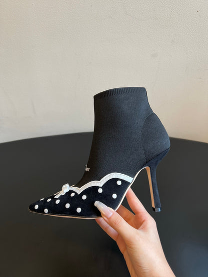 CHD Boots Woman Heels Low 2 Colo's