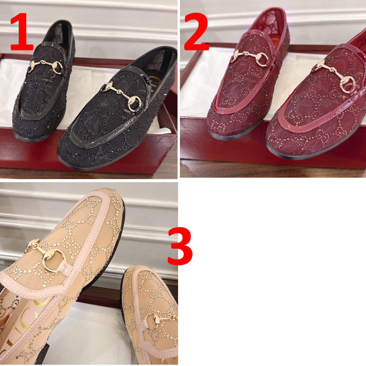 GU  Shoes Woman 3 Color's