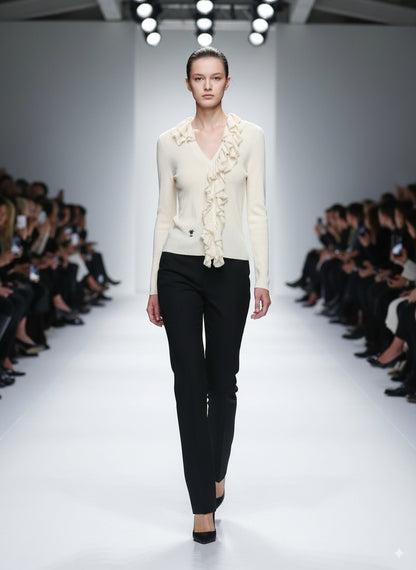 CHD Ruched Cardigan Sweater  woman  2 Color 's Ioff