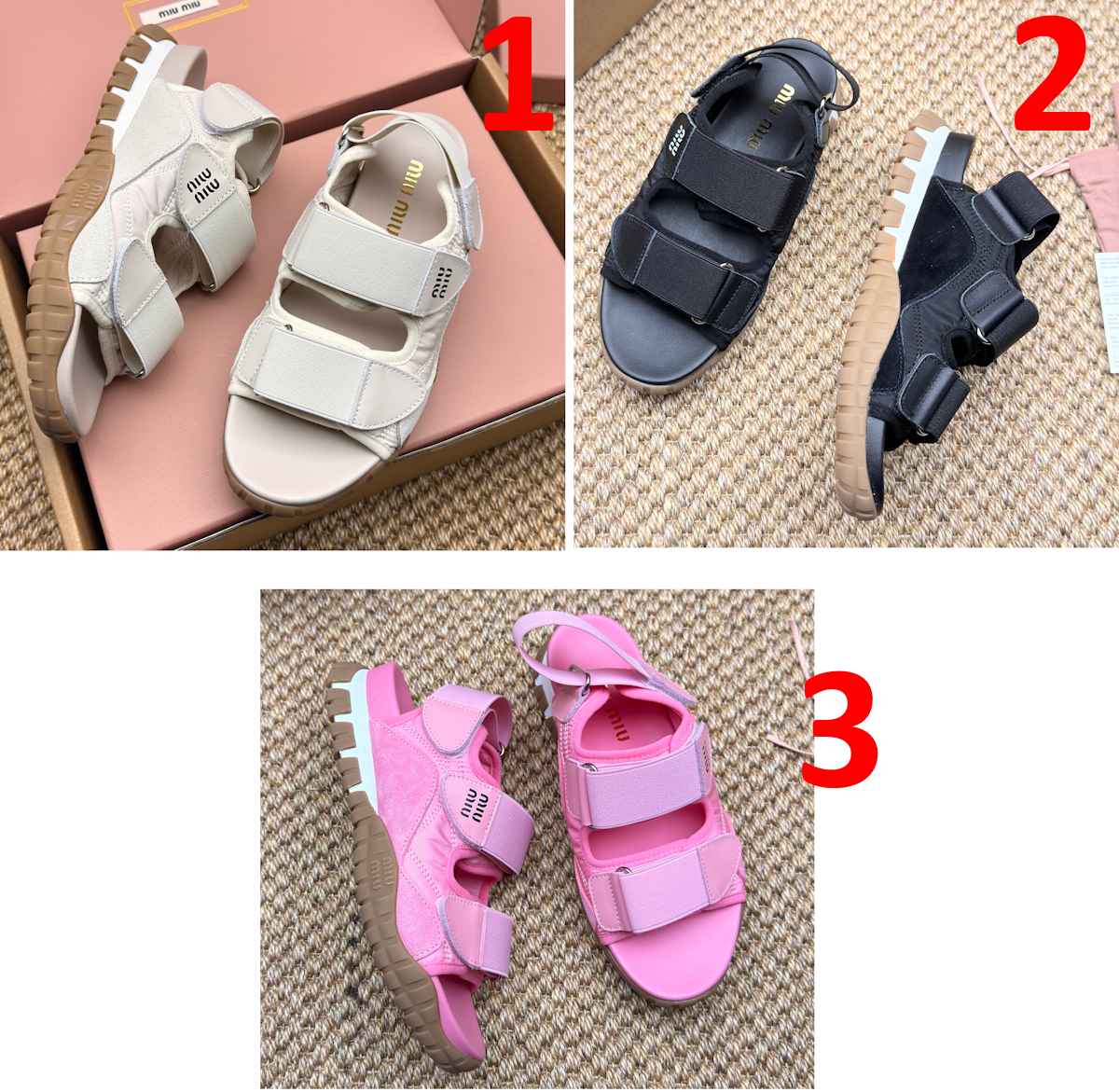 MI MI sandals  Woman 3 Color 's