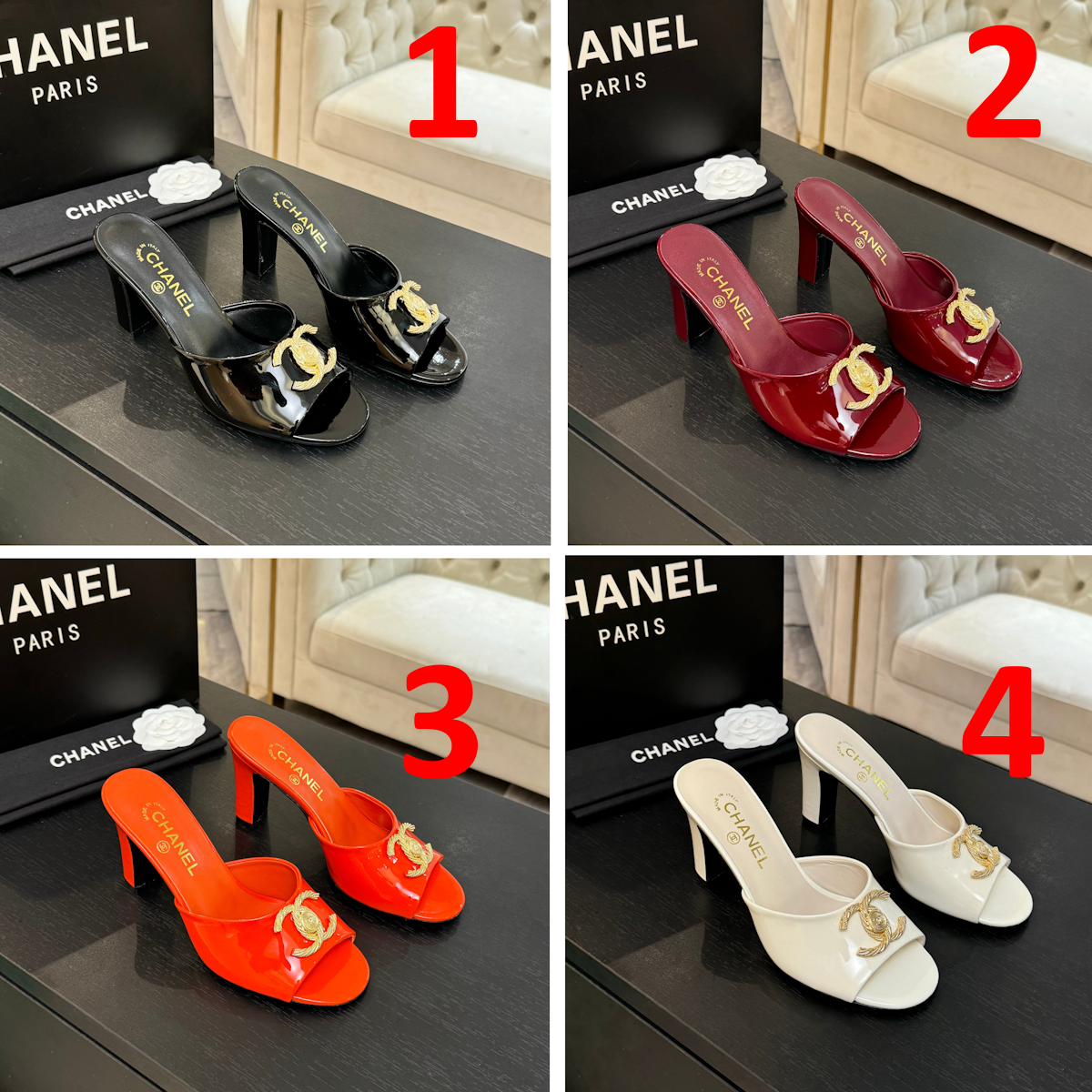 CHL  Shoes sandals Woman Heels 4 Color's