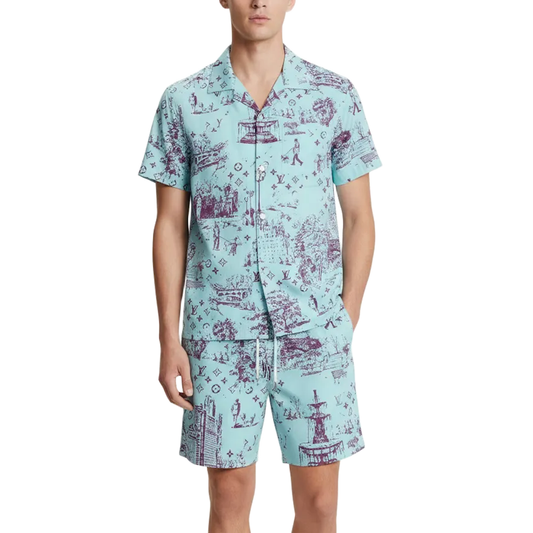 LU Man Sport Suits Summer  2 Color's
