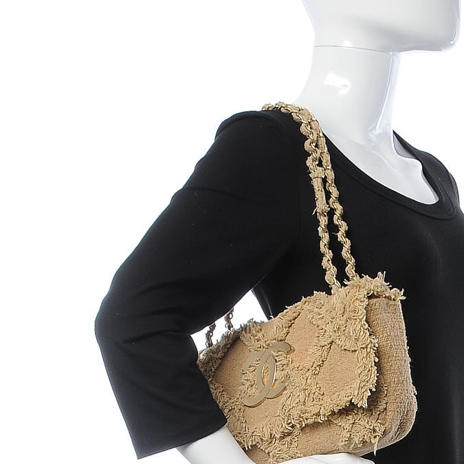 CHL Quilted Tweed Bag  27 cm