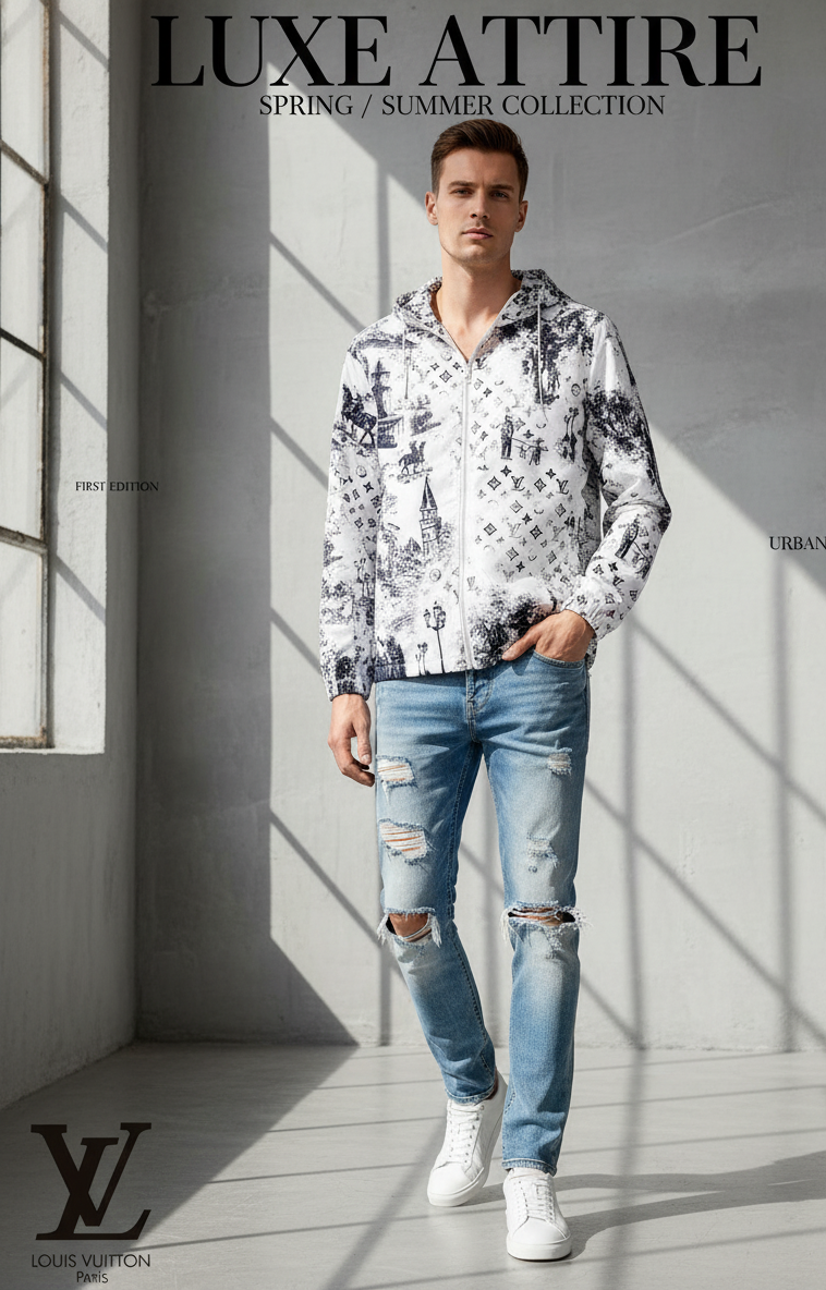 LU  Man Jacket Windbreak Hoodie
