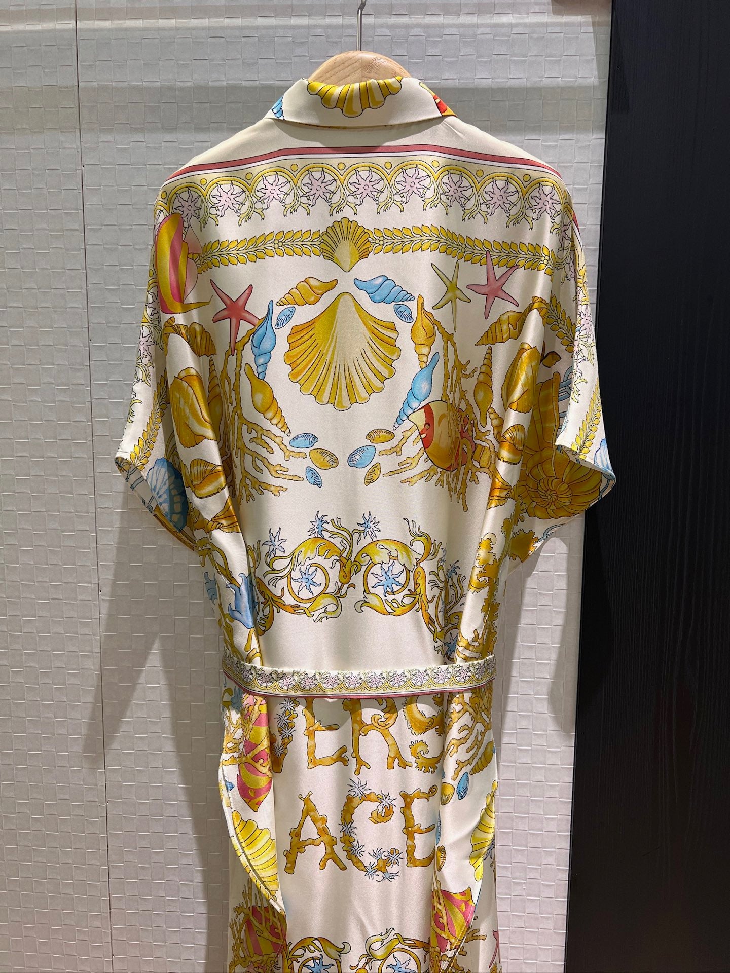 VRC Barocco cotton and silk beach dress