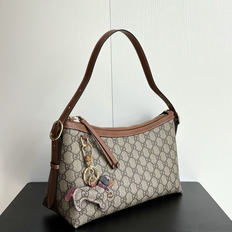 GU Emblem medium shoulder bag 30 cm