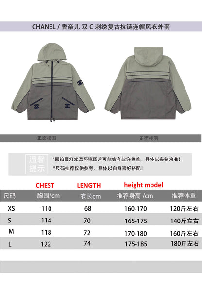 CHL Woman windbreak  jacket hoodie IOFF