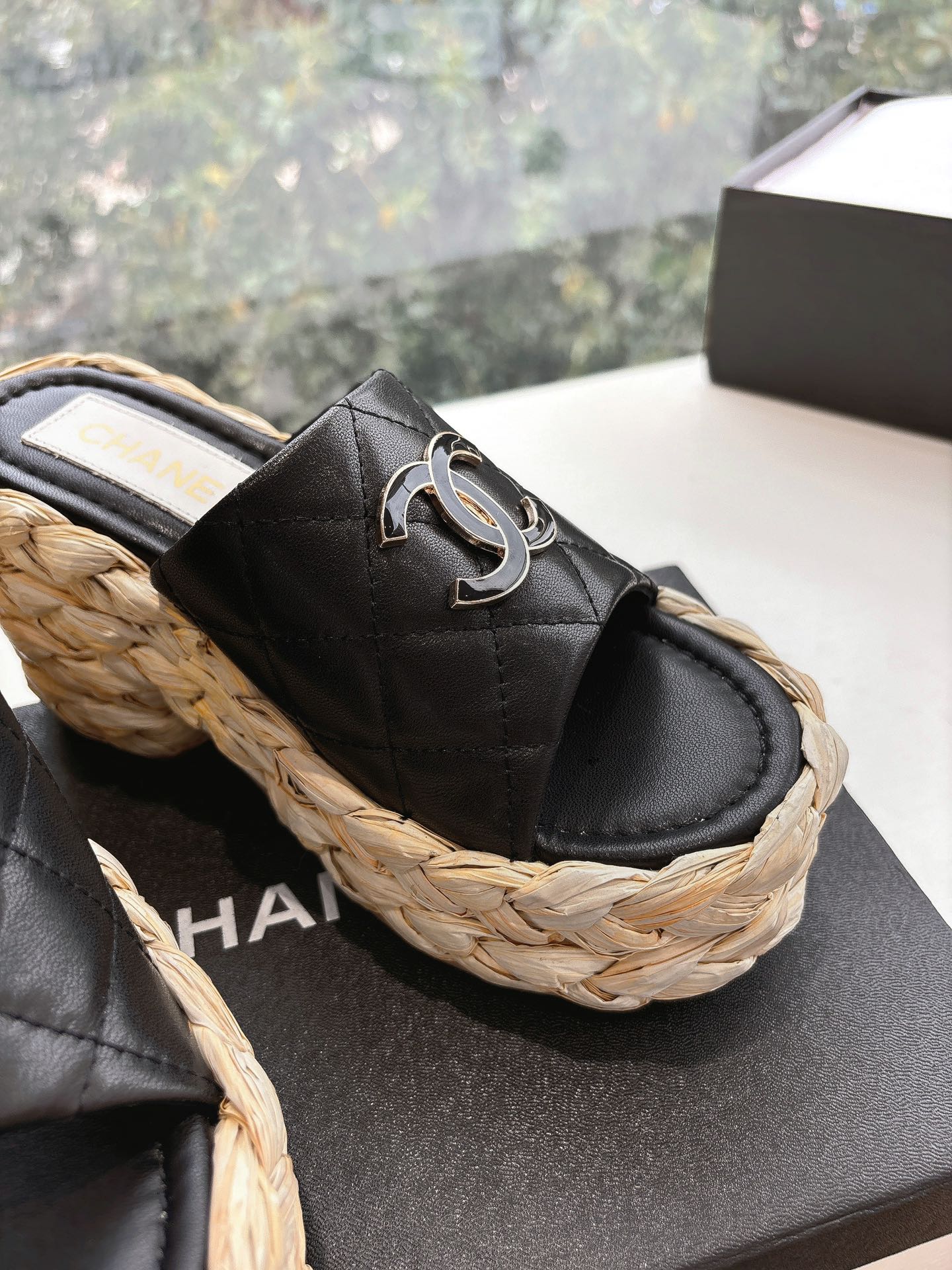 CHL  Sandals Slippers Wedge Platform 2 Color's