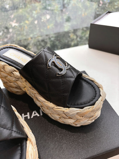 CHL  Sandals Slippers Wedge Platform 2 Color's