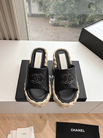 CHL  Sandals Slippers Wedge Platform 2 Color's