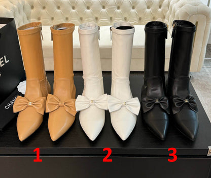 CHL Boots Woman Stretch Leather Low 3 Color's