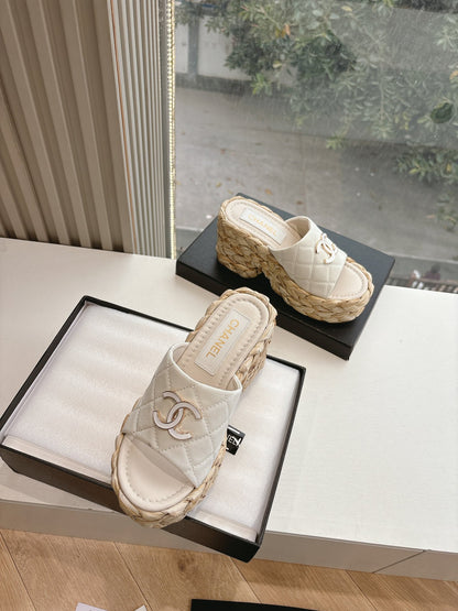 CHL  Sandals Slippers Wedge Platform 2 Color's