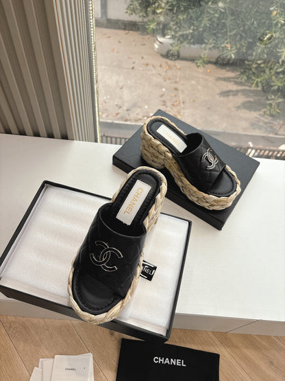 CHL  Sandals Slippers Wedge Platform 2 Color's