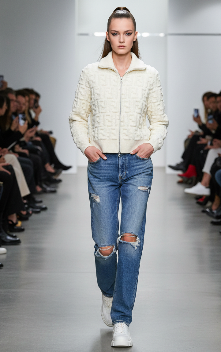 FEN Jacket Sweater Woman  3 Color's