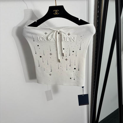 LU Woman T- Shirt sweater strapless  3 Color's