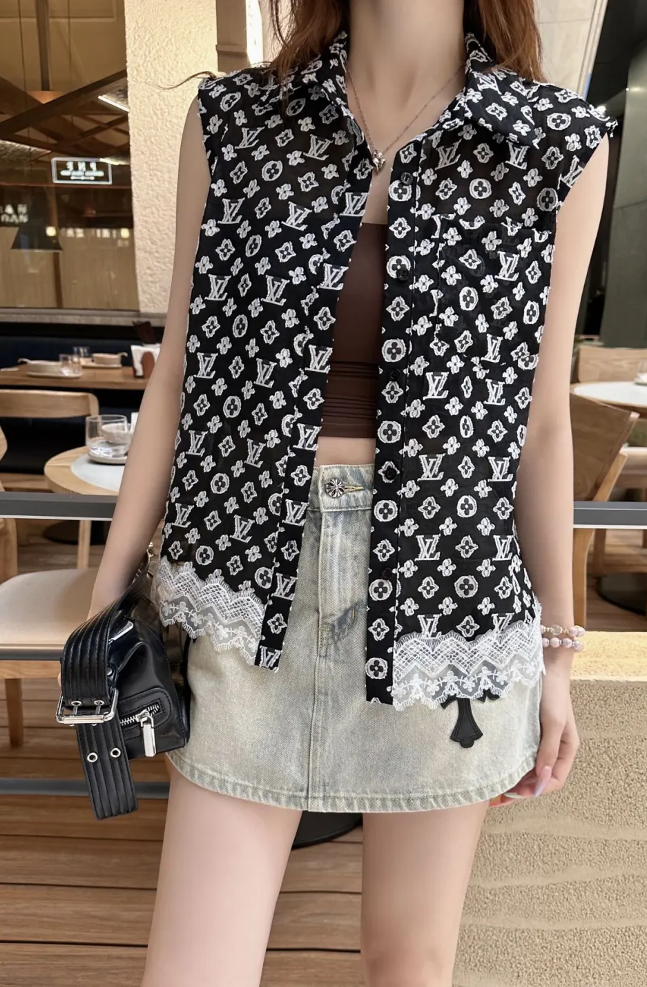 LU transparent lace Jacket Vest  Woman  Limited
