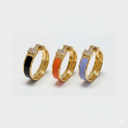 HRM Fashion Rings 4 Color's