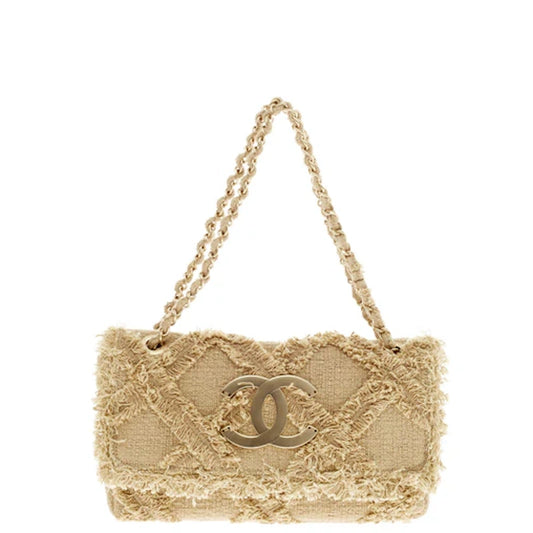CHL Quilted Tweed Bag  27 cm