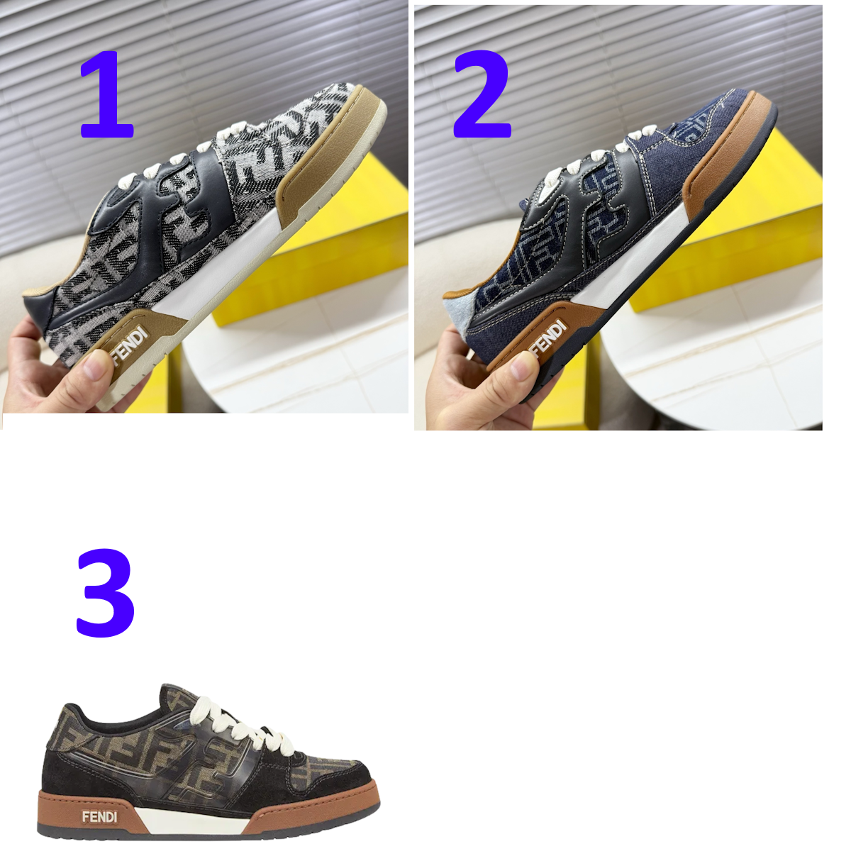 FEN  Sneakers  3 Color 's