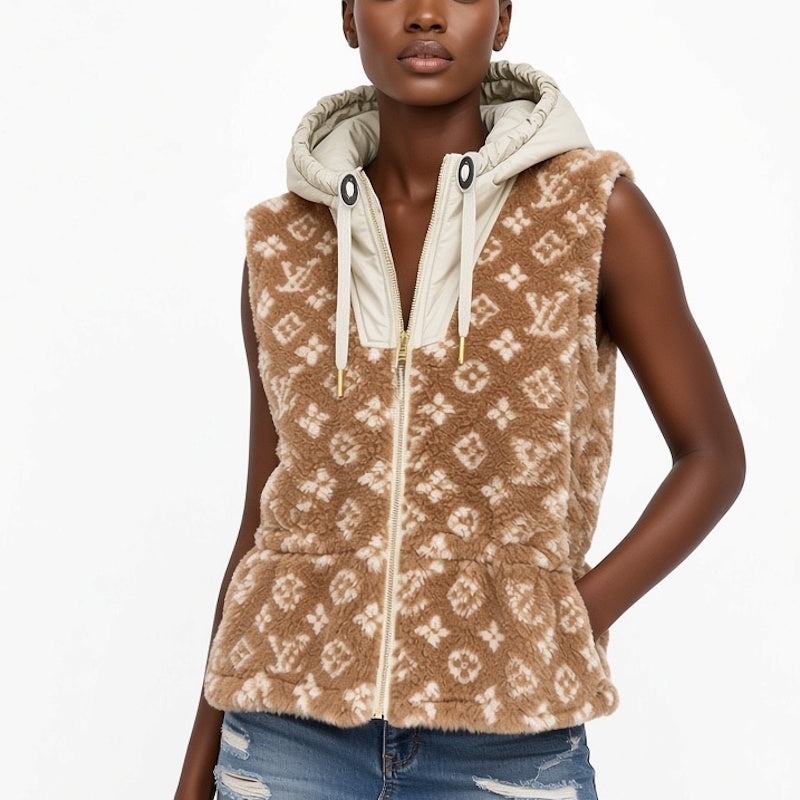 LU  monogram Woman Vest Jacket