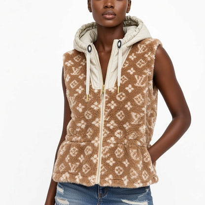 LU  monogram Woman Vest Jacket