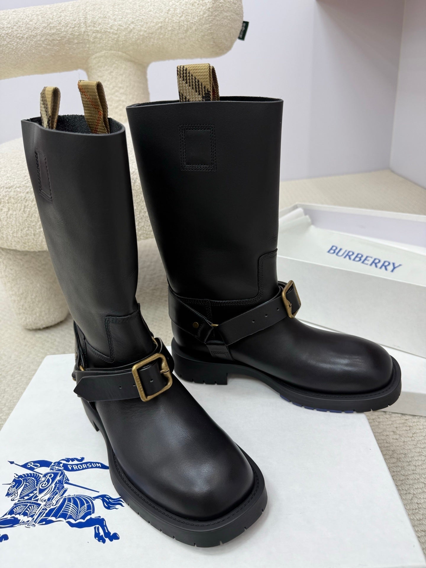 BURBBER Woman Boots Combat