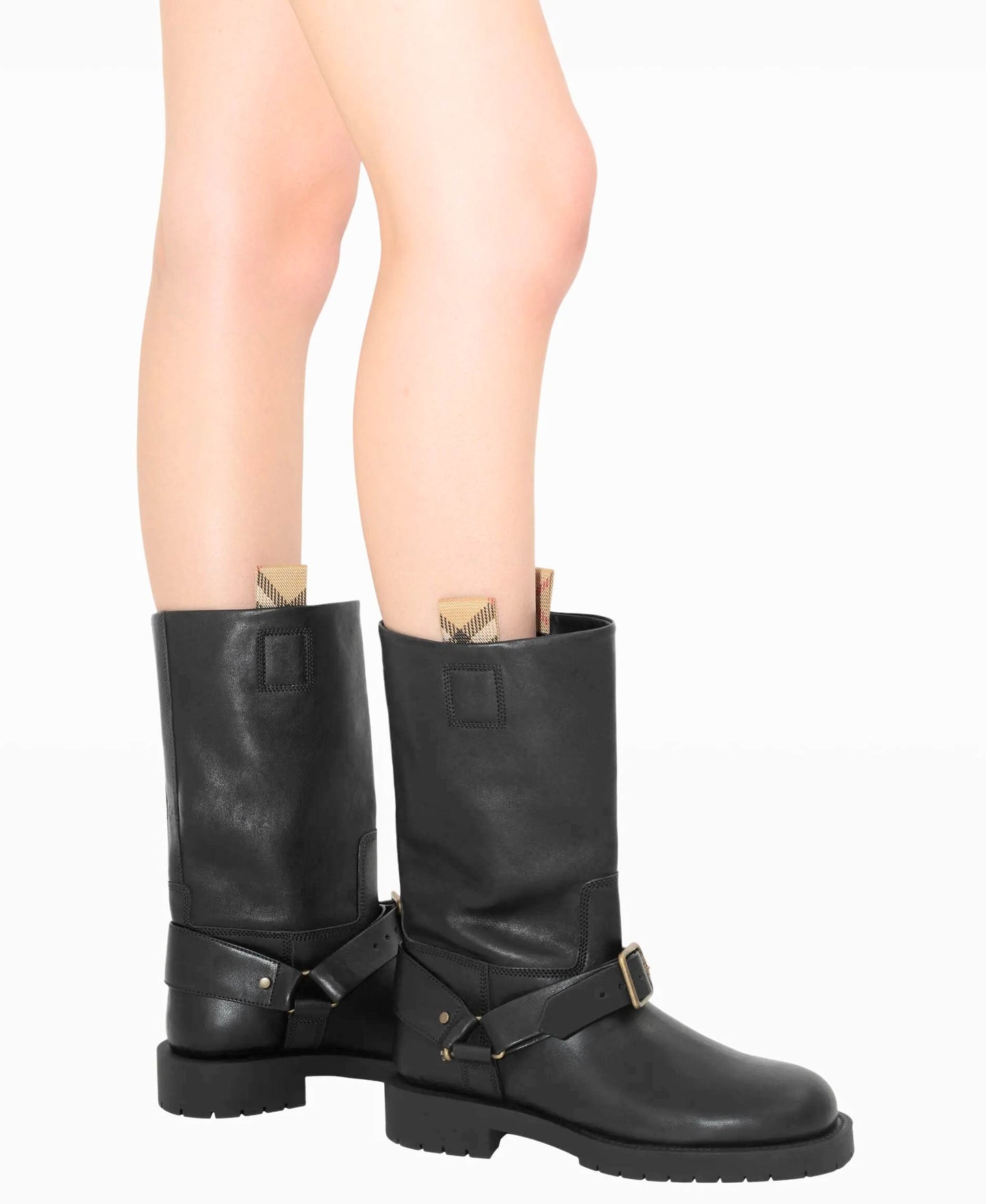 BURBBER Woman Boots Combat