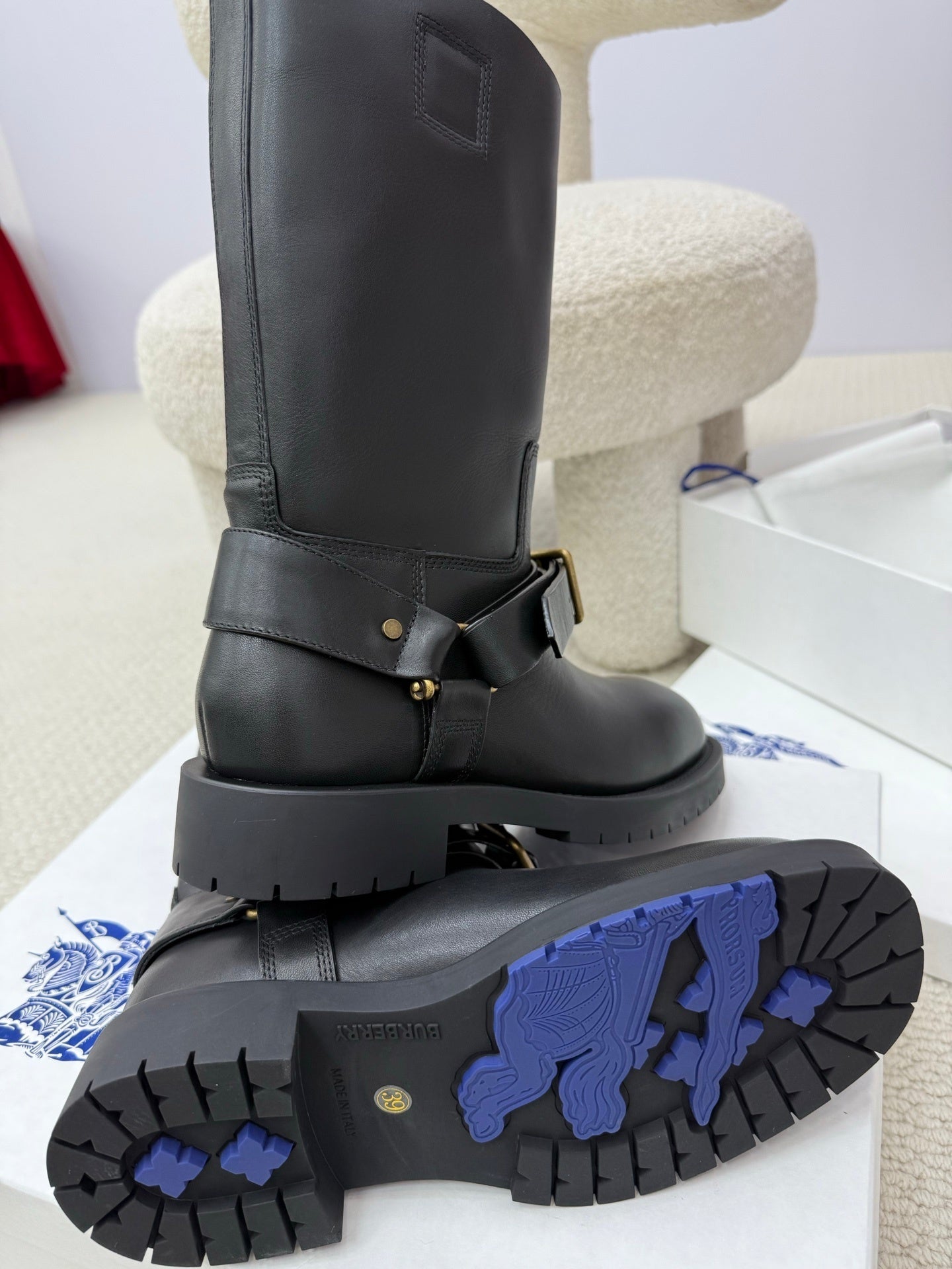 BURBBER Woman Boots Combat