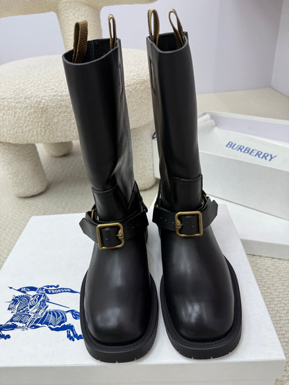 BURBBER Woman Boots Combat
