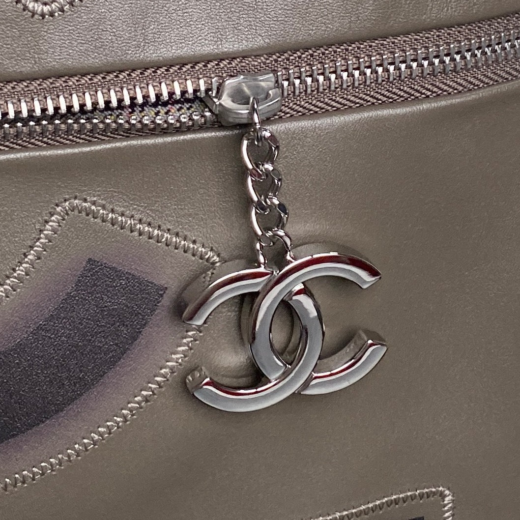 CHL Shopping  Bag  Silver chain  38 cm  3 Color's