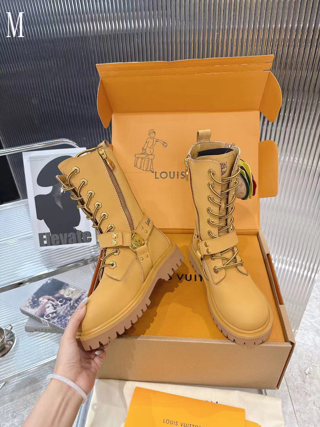 LU vs TIMBER LAND Boots Unisex 2 Color 's
