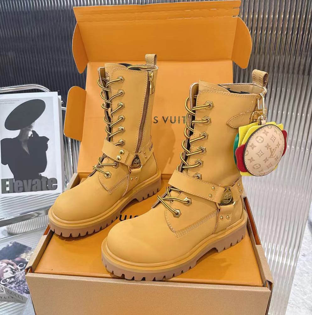 LU vs TIMBER LAND Boots Unisex 2 Color 's