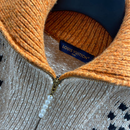 LU Sweater Jacket Monogram Man IOFF