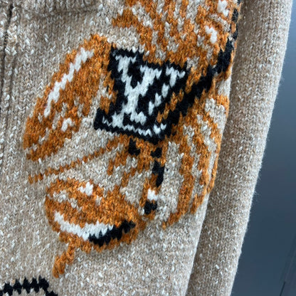 LU Sweater Jacket Monogram Man IOFF