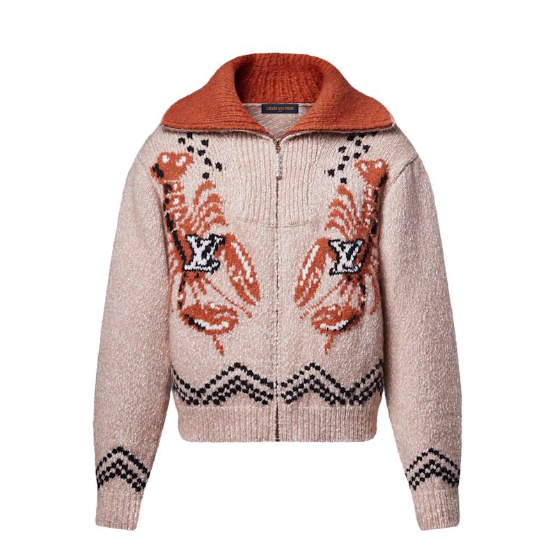 LU Sweater Jacket Monogram Man IOFF