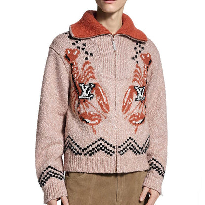 LU Sweater Jacket Monogram Man IOFF