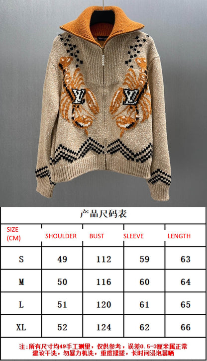 LU Sweater Jacket Monogram Man IOFF