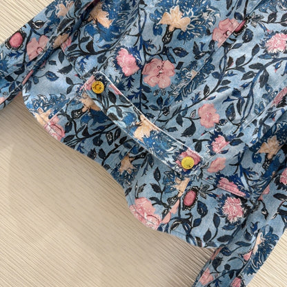 LU Floral Vine Jacket  Woman Denim Limited
