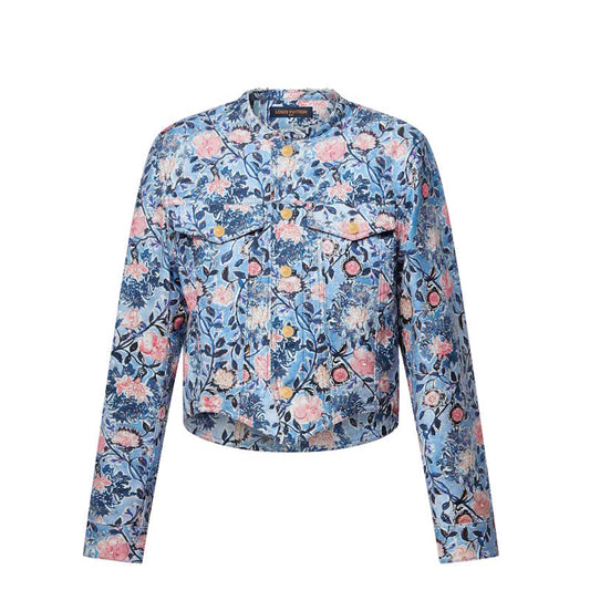 LU Floral Vine Jacket  Woman Denim Limited