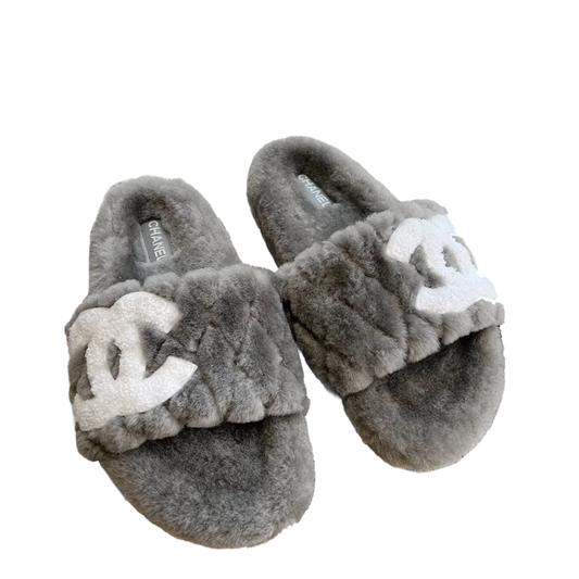 CHL Fur Slippers 3 Color's Woman