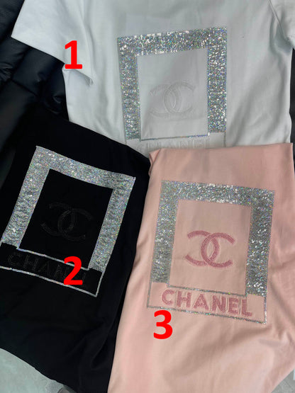 CHL  T - Shirt Woman short sleeve 3 Color's stones