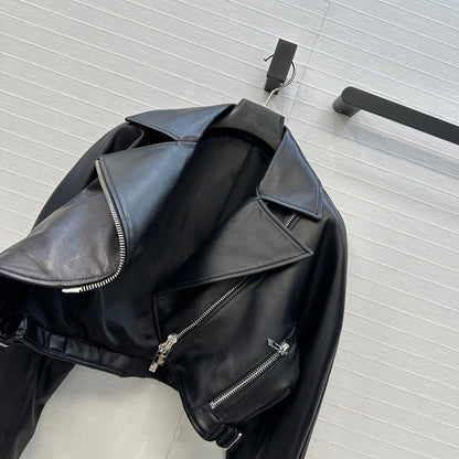 AL1A  Leather Jacket Woman