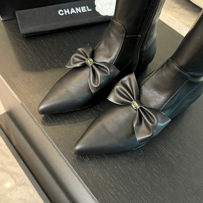 CHL Boots Woman Stretch Leather High 2 Color's