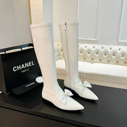 CHL Boots Woman Stretch Leather High 2 Color's
