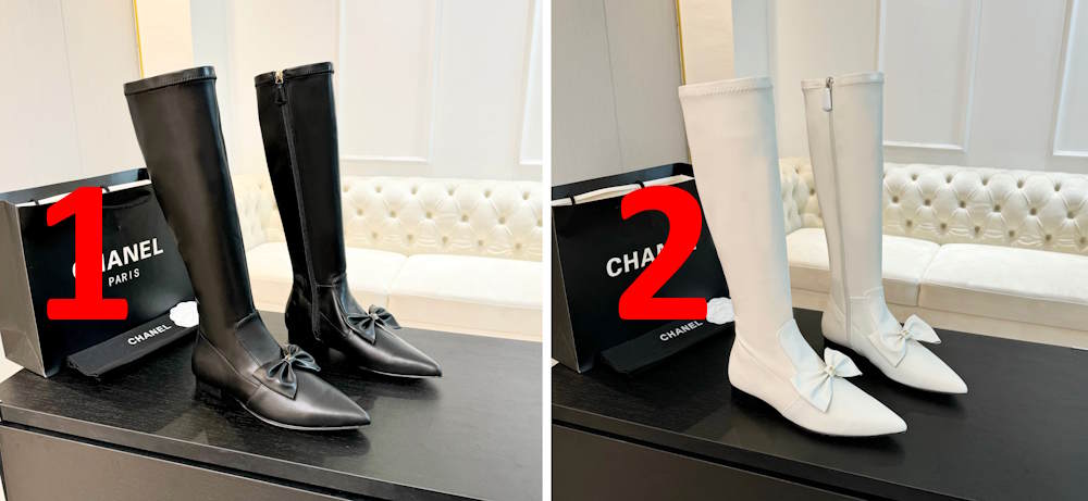 CHL Boots Woman Stretch Leather High 2 Color's