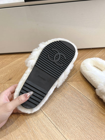 CHL Fur Slippers 3 Color's Woman