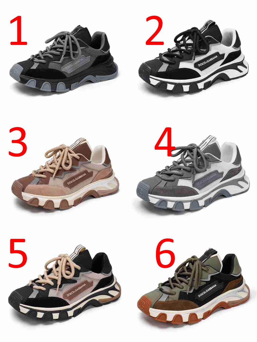 GD  Sneakers  Man Size 6 Color's 46